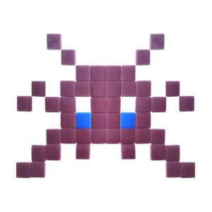 Invader #05 — Violet clair