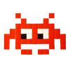 Invader #01 — Rouge, CLASSIC, Adhésif